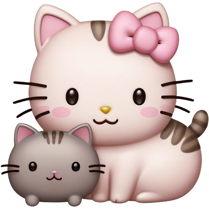 hello kitty pusheen emoji