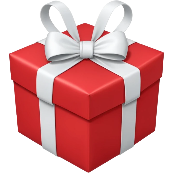 Christmas present heart emoji