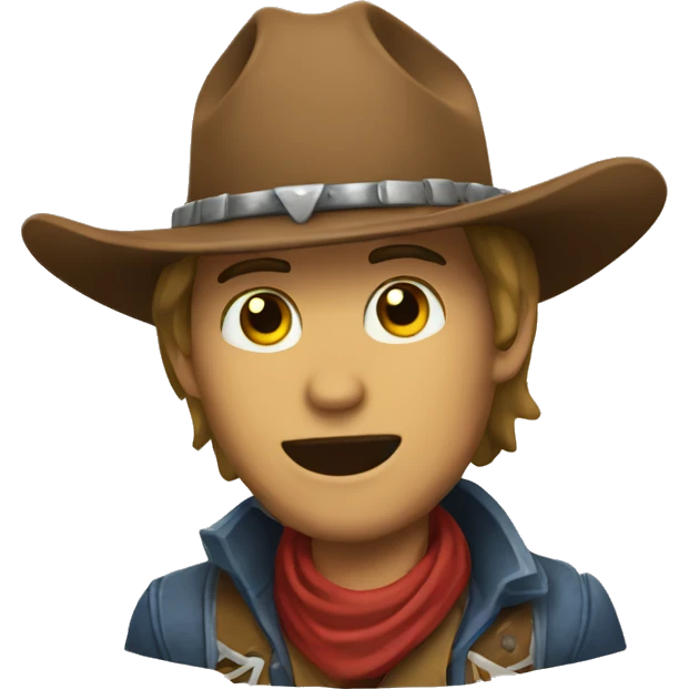 A cowboy saying osmium  emoji