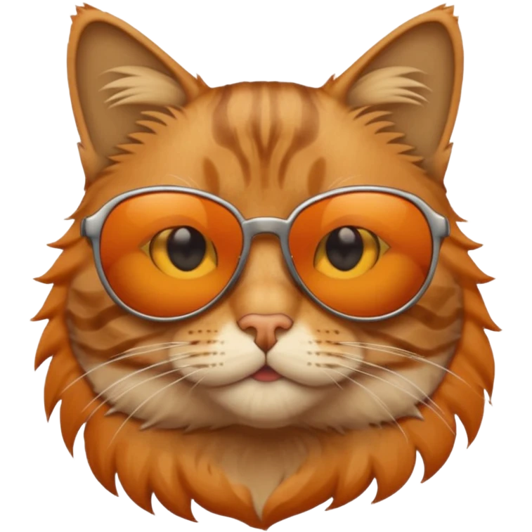 Cat wearing sunglasses emoji