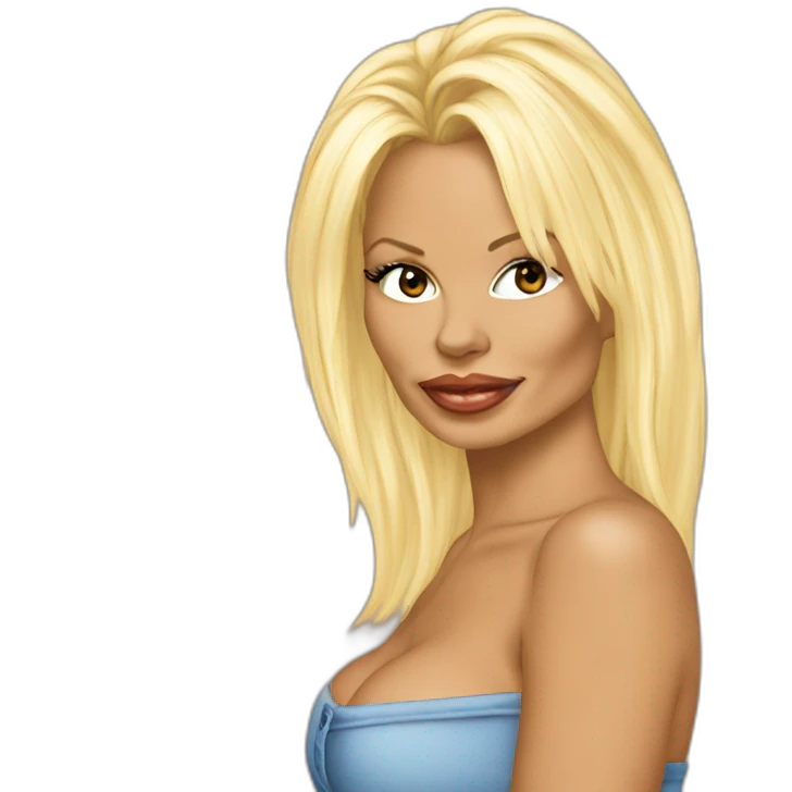 Pamela anderson 90s emoji