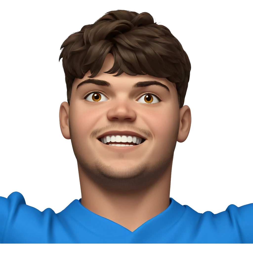 boy with brown hair portrait emoji