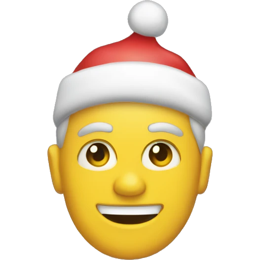 Walking a Christmas light show emoji