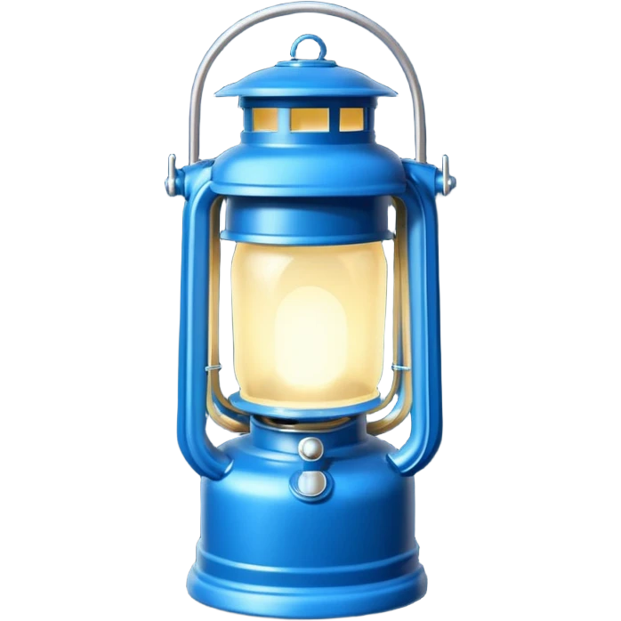 Blue colour ka lalten emoji