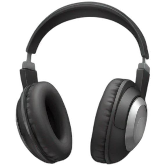 Emoji con auriculares  emoji