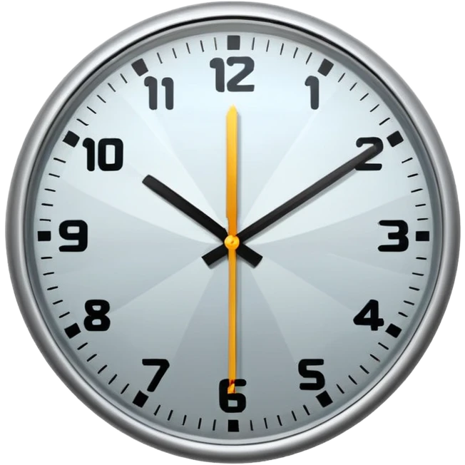 fast moving clock emoji