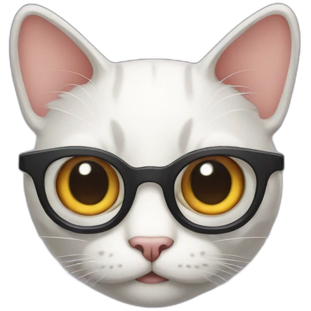 Cat with four eyes emoji