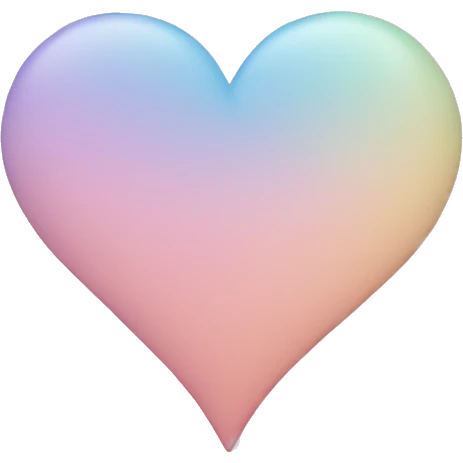 Heart-coloured-pastel-shade emoji
