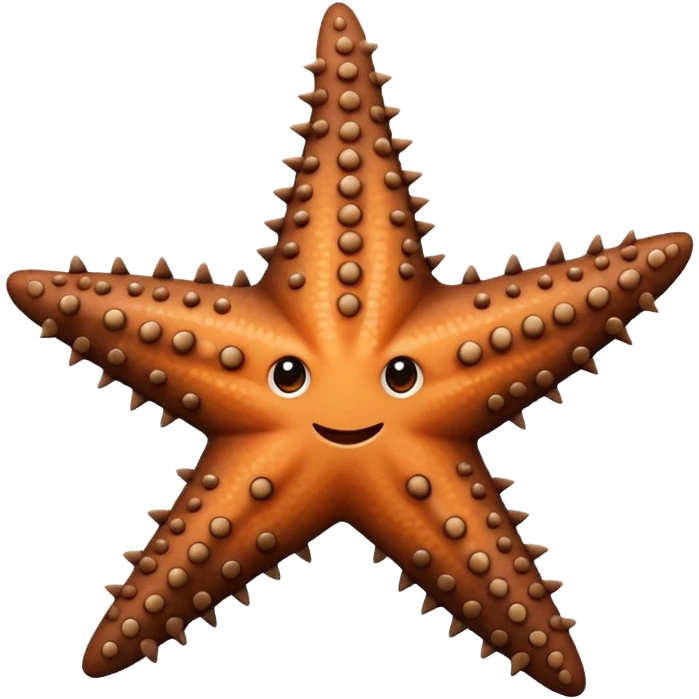 Starfish in leather wear emoji