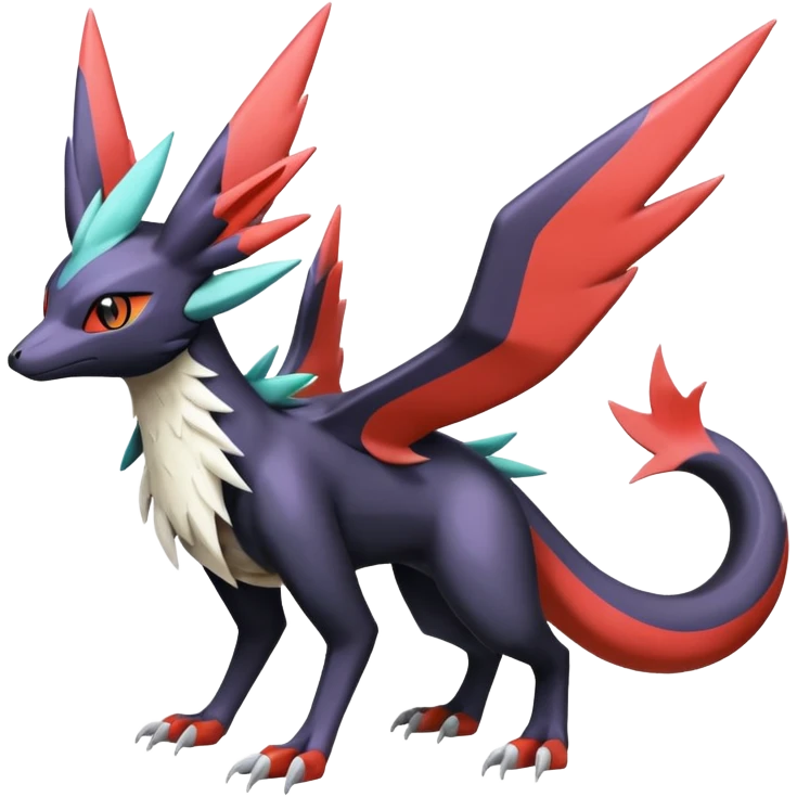  Nargacuga-Latias-Umbreon-Noivern-Silvally-Pokémon-Fakémon-fusion (full body) emoji
