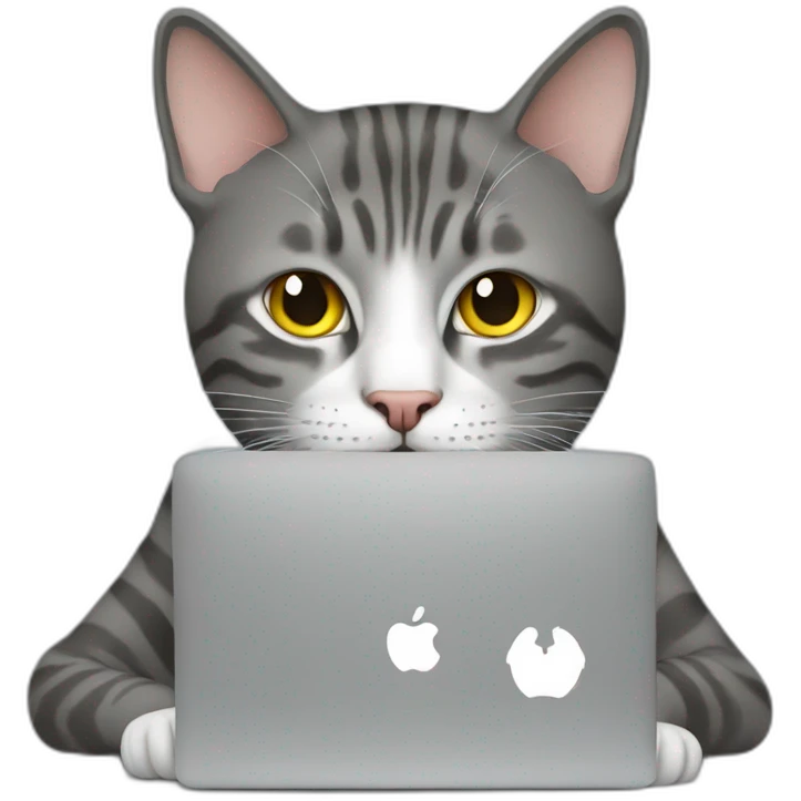 cat computer hacker emoji