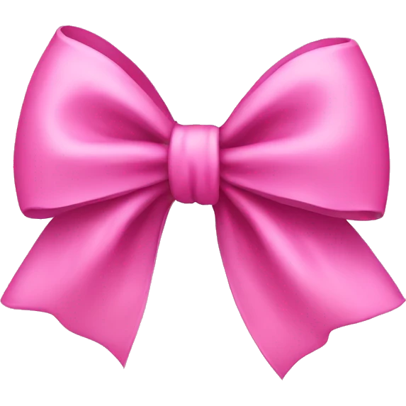 Pink bow emoji
