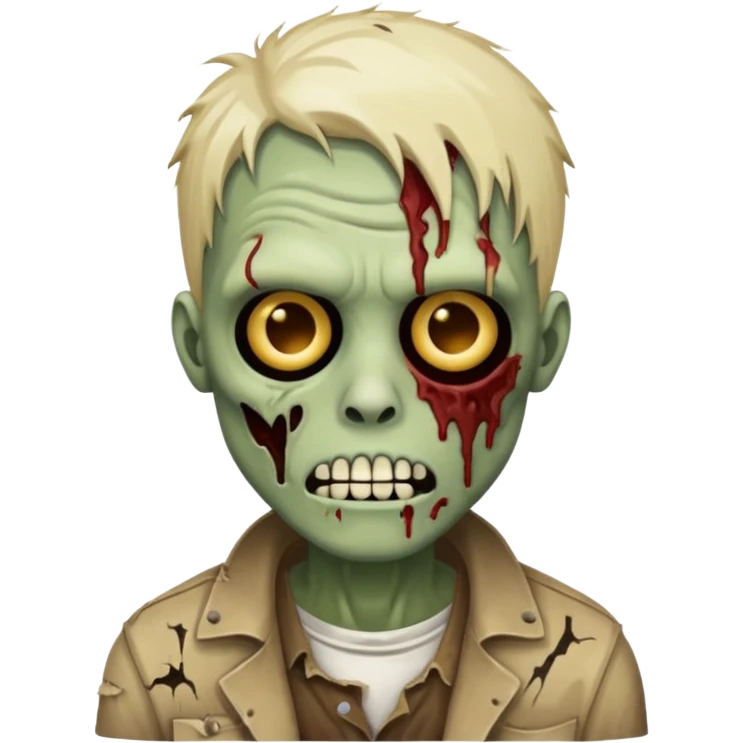 make a desinger i phone zombie emoji i phone  emoji