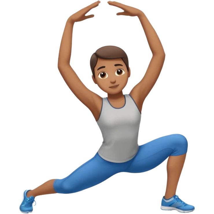 stretching emoji