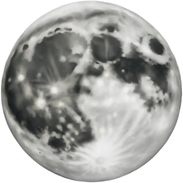 The moon emoji