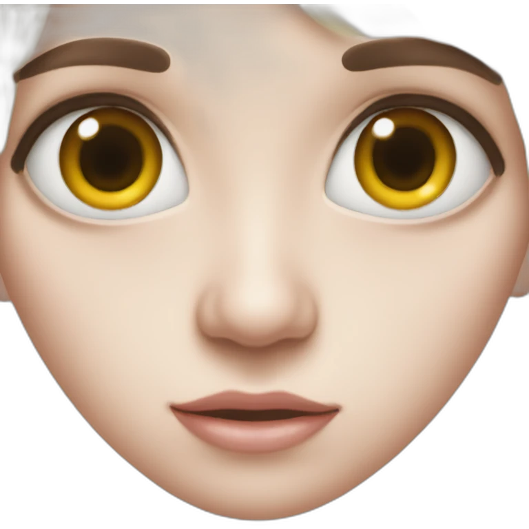 big eyes emoji