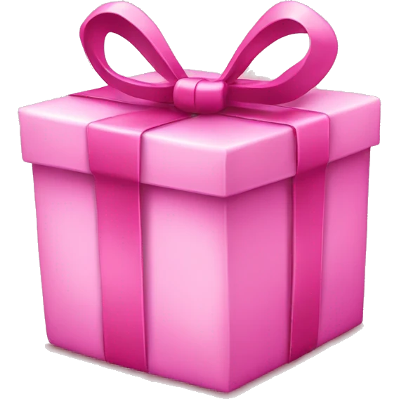 Pink present  emoji