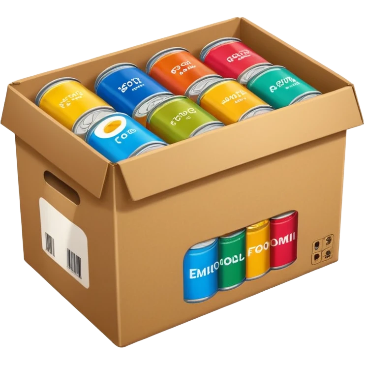 canned food in a box emoji