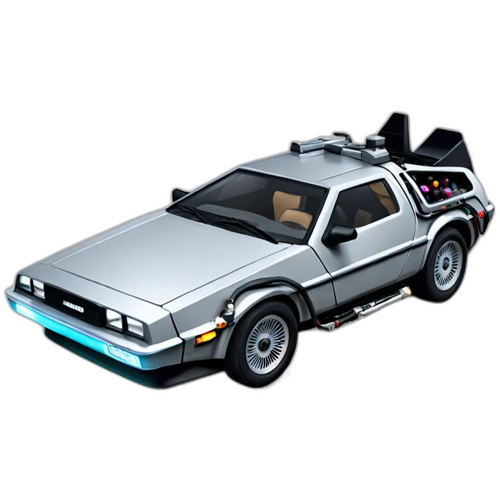 Back to the future Delorian emoji