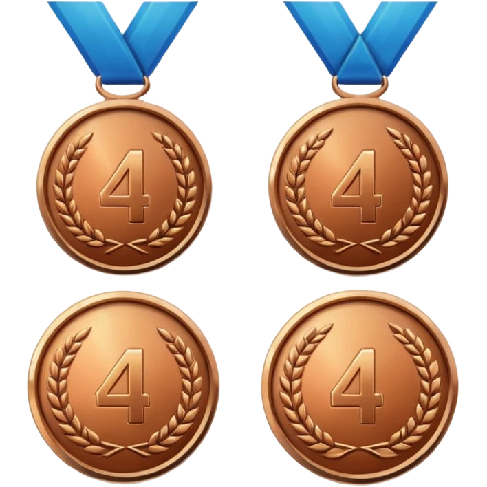 4th place medals emoji