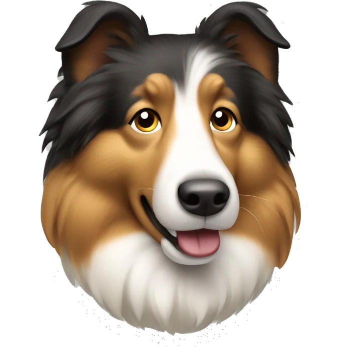 Shetland sheep dog emoji