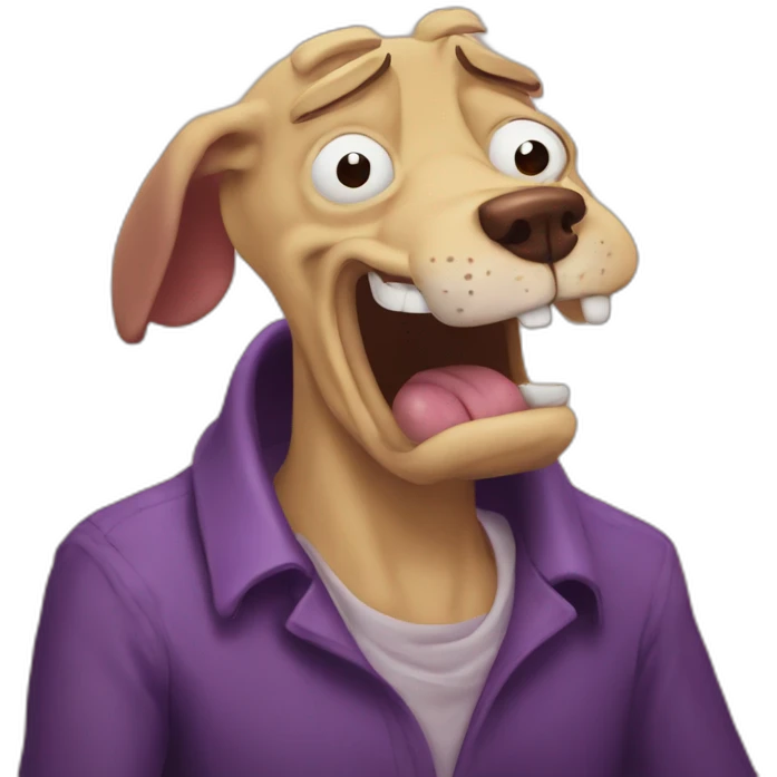 courage the cowardly dog emoji