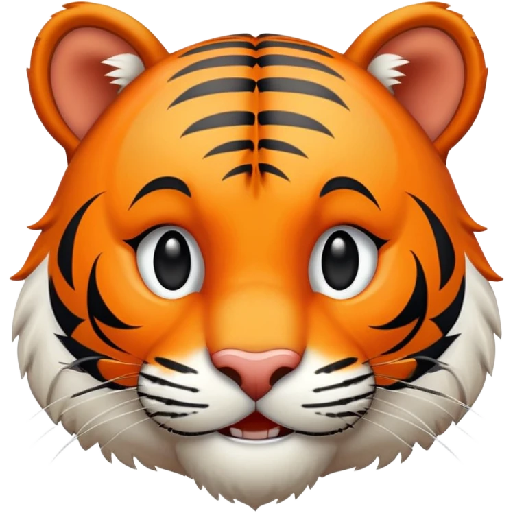 happy smiling tiger emoji