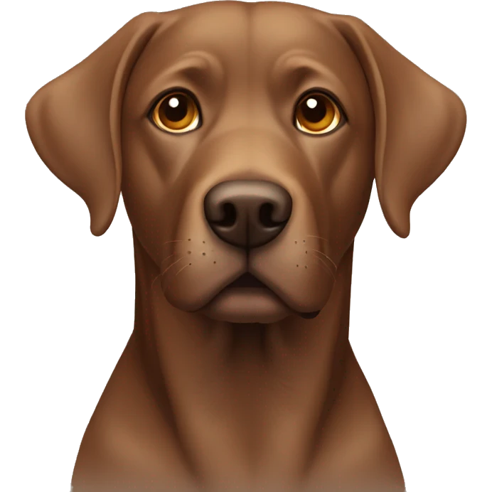 Brown lab emoji