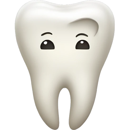 Tooth emoji