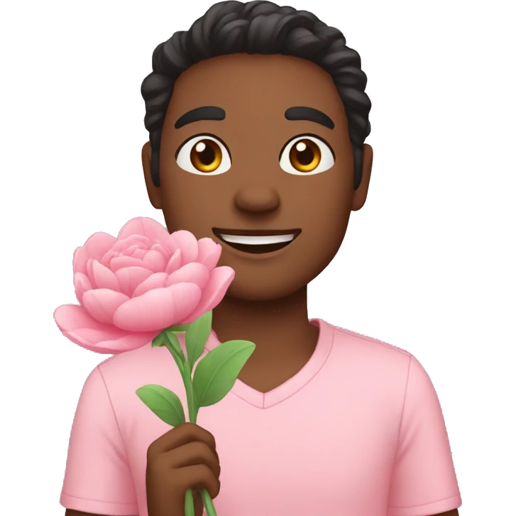 Holding 🌷 emoji