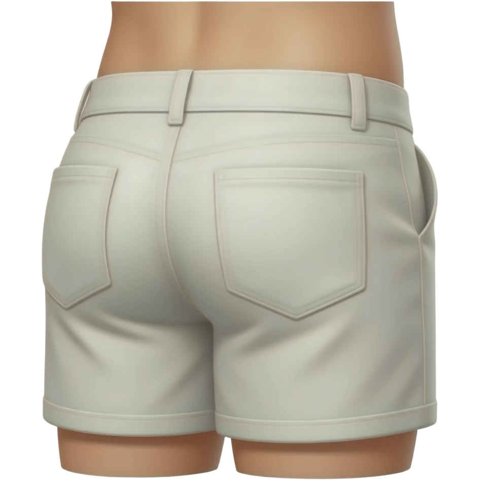 Man buttocks, side view emoji