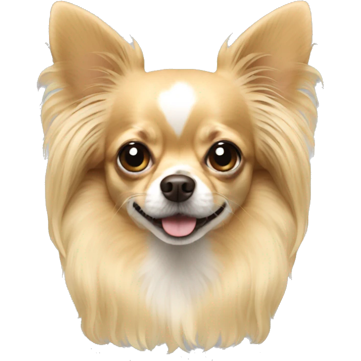 blonde long haired chihuahua emoji