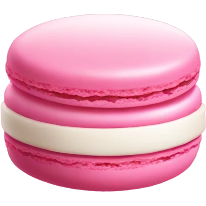 Pink macaron emoji