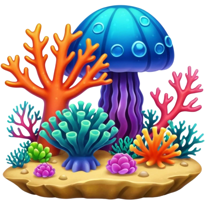 Coral Reef Treasure emoji