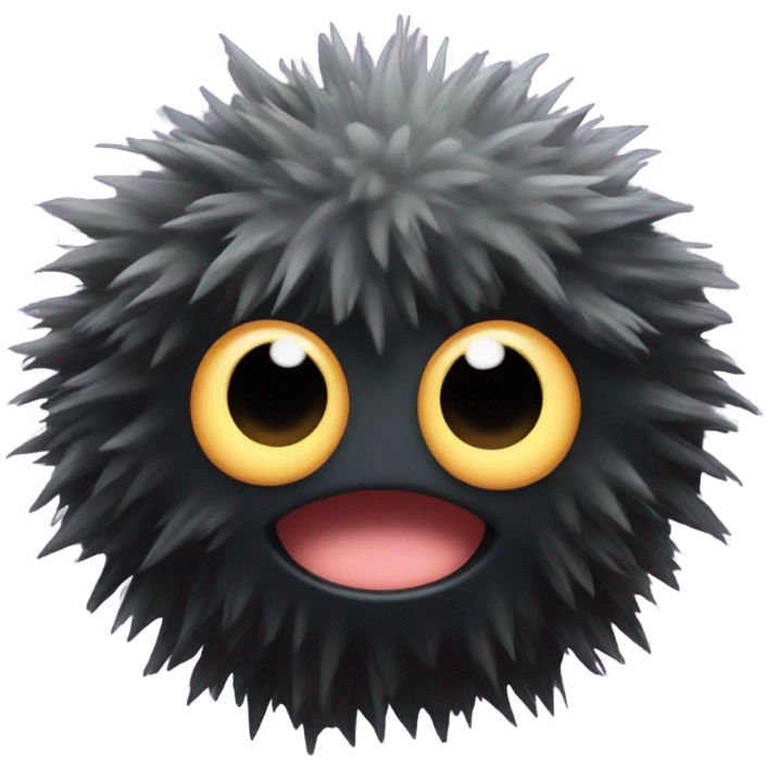 Soot sprite kawaii emoji