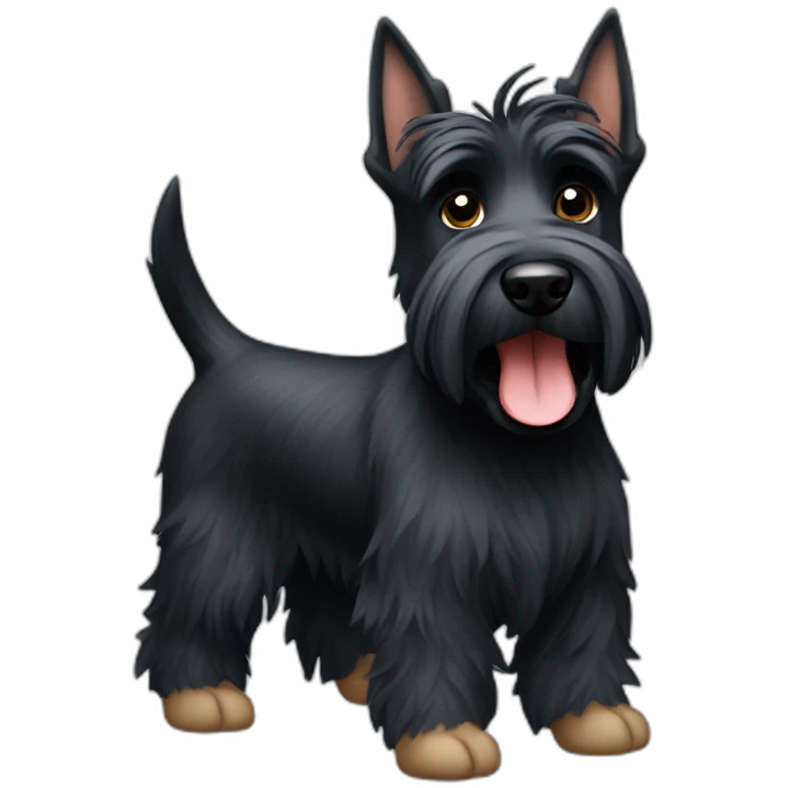scottish-terrier-dog-walking emoji