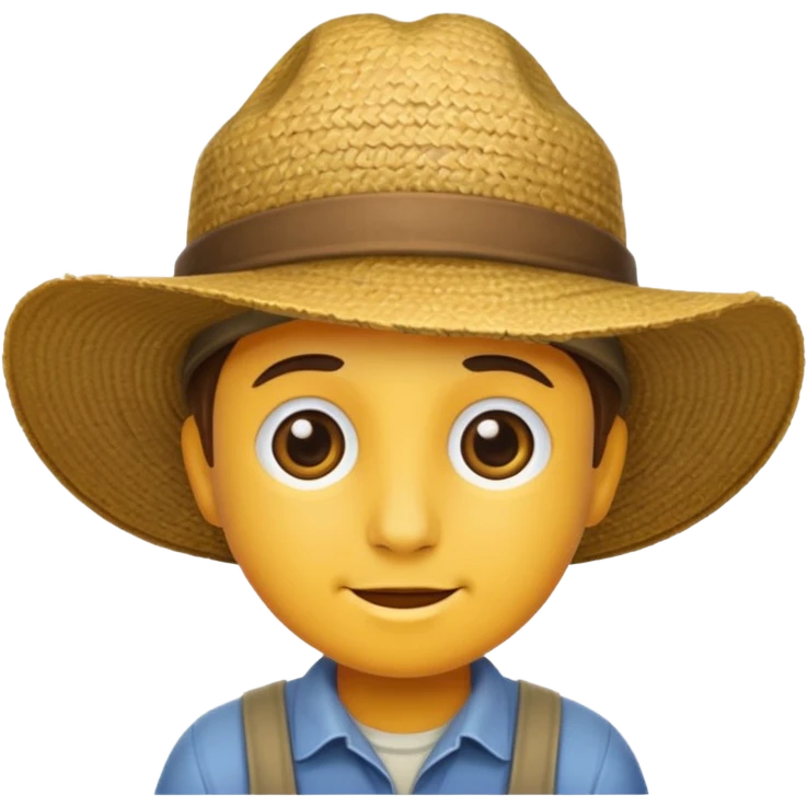 farmer hat emoji