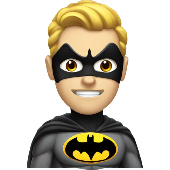 Create an emoji representing The Batman in Gotham city  emoji