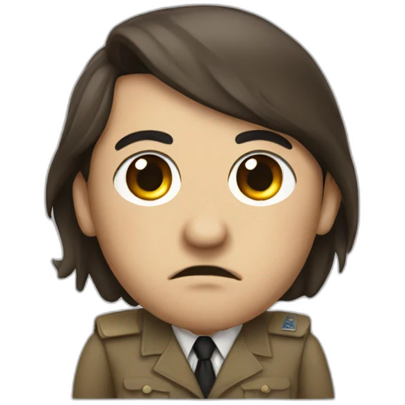 hitler carrying israel emoji