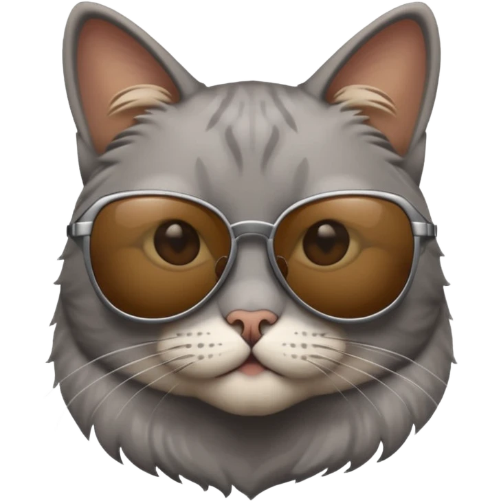 Cat wearing sunglasses emoji
