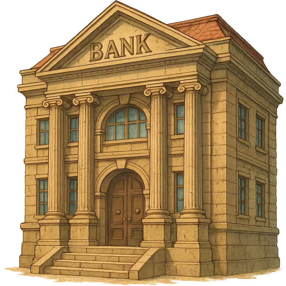 big bank to store money emoji