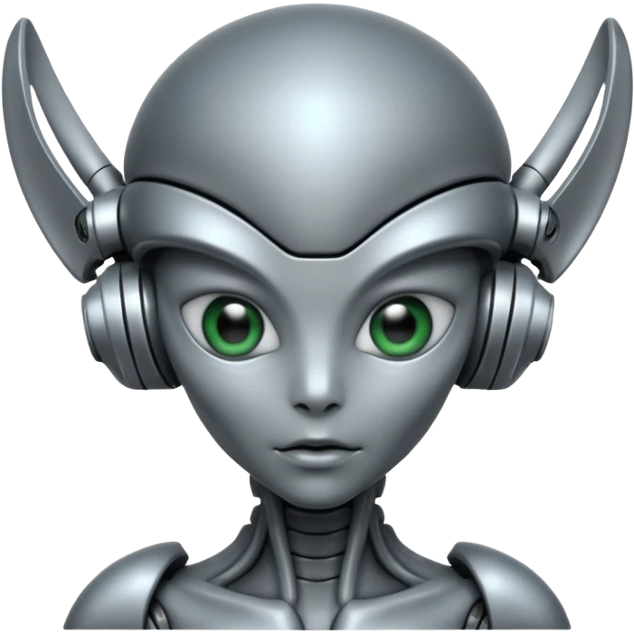 Alien cyborg emoji