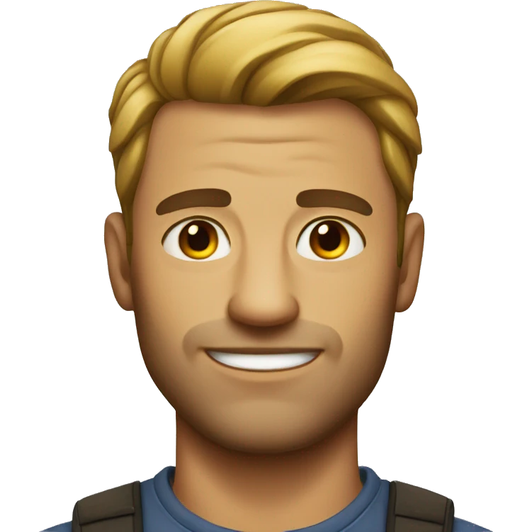 Handsome man  emoji