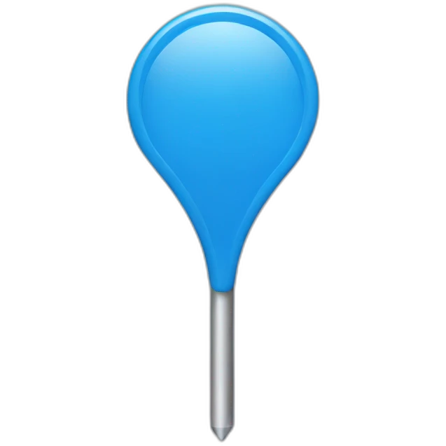 location pin blue emoji