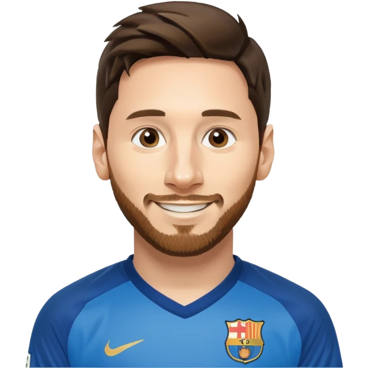 create a messi icon - inspired by airbnb category icons emoji