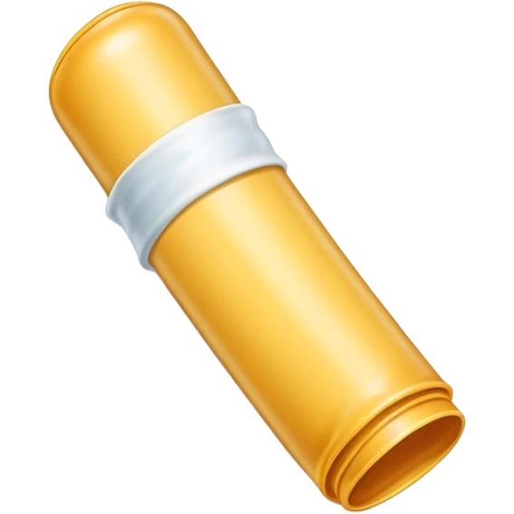 Rolled up condom emoji
