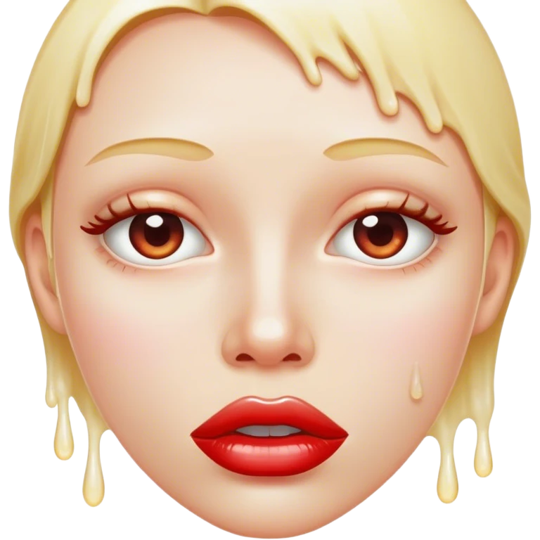 Wet lips emoji