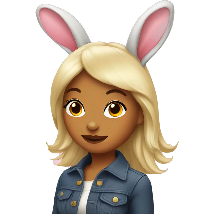 Coquette bunny  emoji