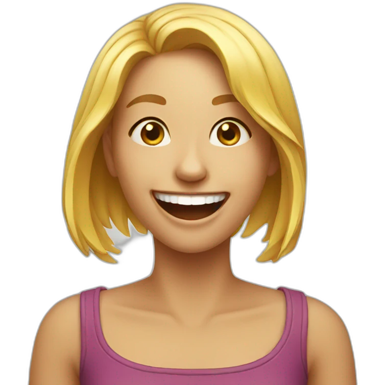 laughing girl emoji