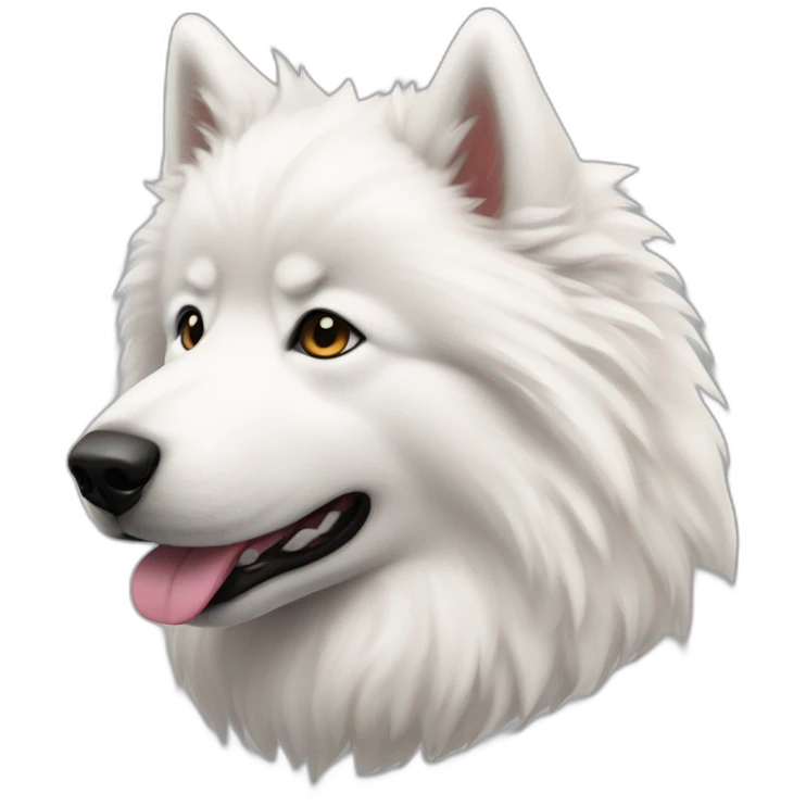 Samoyedo enfadado emoji
